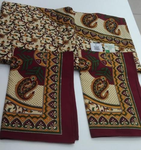 BEDSHEET JAIPUR PRINTED 90X108 2 PILLOW COVER